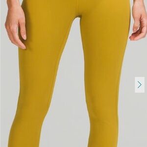 lululemon Align High-Rise Pant in Mustard colour - size 12